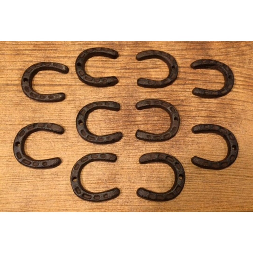 100 X-Small Horseshoes Rustic Cast Iron 2" Tall Set of One Hundred (100) 05211 - Picture 4 of 12